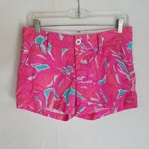Lilly Pulitzer Women's size 0 Pink Floral Callahan Shorts